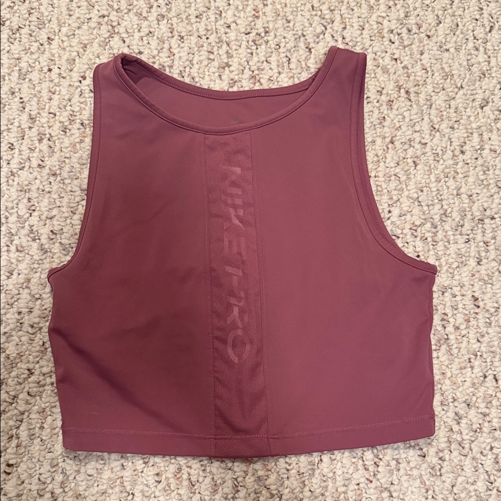 Nike Women's Burgundy Crop Top